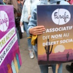 Manifestation du non marchand, Bruxelles, 22-05-2025