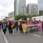 Manifestation du non marchand, Bruxelles, 22-05-2025